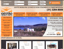Tablet Screenshot of gestaoimobiliaria.com